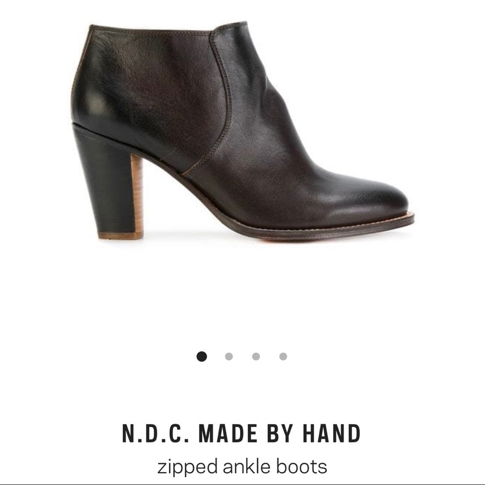 N.D.C Short black ankle boot size 39